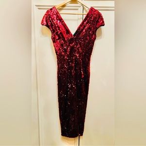 Dress the population Sequin dress